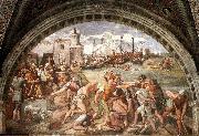 RAFFAELLO Sanzio The Battle of Ostia oil painting reproduction